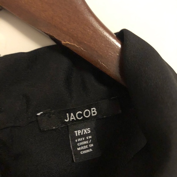 Sleeveless Sheer Black Jacob Blouse - Picture 4 of 4